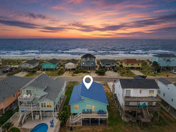 Infinity Dream𓇼Ocean Views+Hot Tub+Golf Cart+Games - Image 1