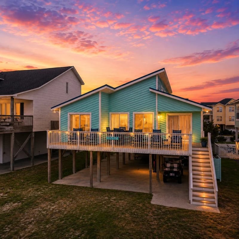 Infinity Dream𓇼Ocean Views+Sleeps 14+Golf Cart